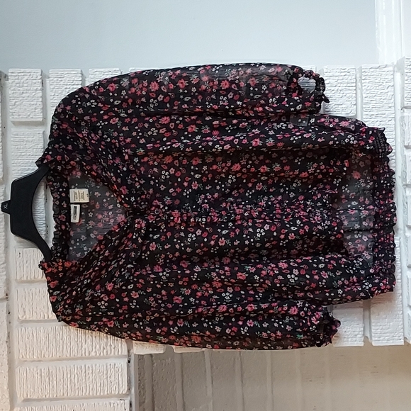 Route 66 Mid-Sleeve Floral Blouse - Picture 1 of 10